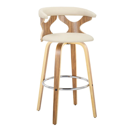 Gardenia - 30" Fixed-height Barstool (Set of 2) - Beige