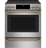 Caf(eback)(TM) 30" Smart Slide-In, Front-Control, Radiant and Convection Range - (CES700P2MS1)