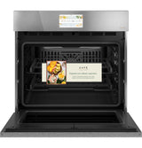 Caf(eback)(TM) 30" Smart Built-In Convection Single Wall Oven in Platinum Glass - (CTS90DM2NS5)