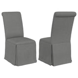 Shawna - Upholstered Skirted Dining Chair (Set of 2)