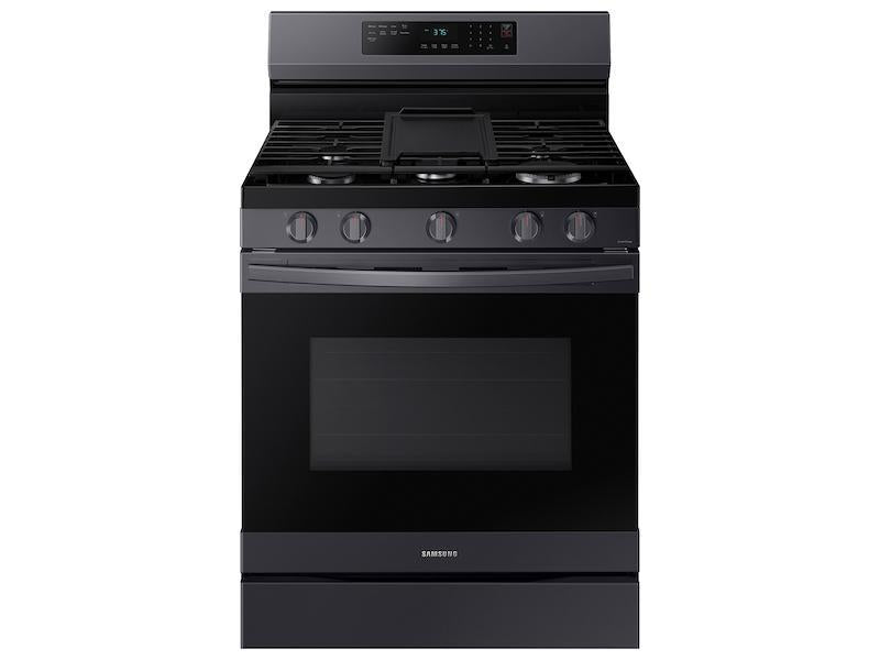 6.0 cu. ft. Smart Freestanding Gas Range with No-Preheat Air Fry & Convection in Black Stainless Steel - (NX60A6511SG)