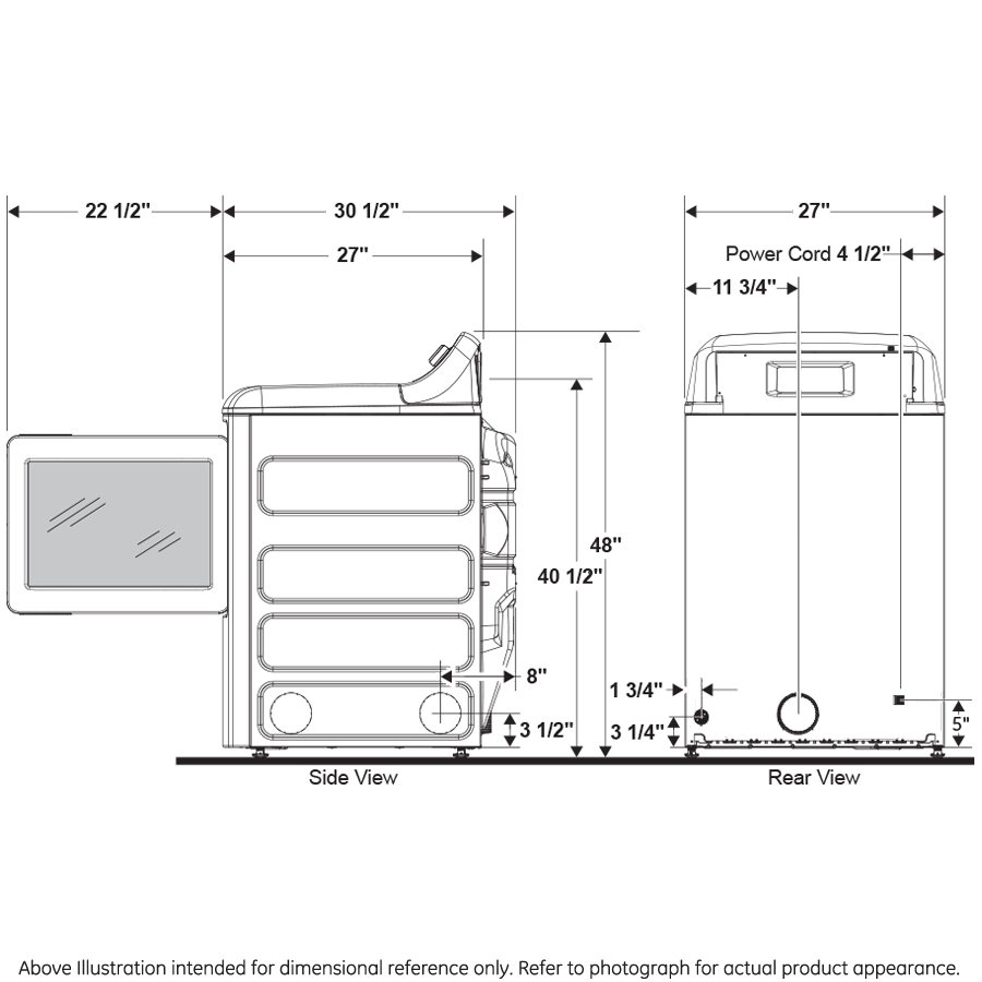 GE(R) ENERGY STAR(R) 7.4 cu. ft. Capacity Smart aluminized alloy drum Electric Dryer with Sanitize Cycle and Sensor Dry - (GTD84ECSNWS)