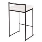 Fuji - Stackable Barstool - Black Metal