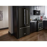 22 Cubic Feet 36" Width Counter Depth French Door Refrigerator With Interior Dispense And PrintShield Finish