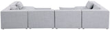 Cube - Modular Sectional 6 Piece - Gray