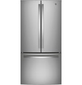 GE(R) ENERGY STAR(R) 18.6 Cu. Ft. Counter-Depth French-Door Refrigerator - (GWE19JYLFS)