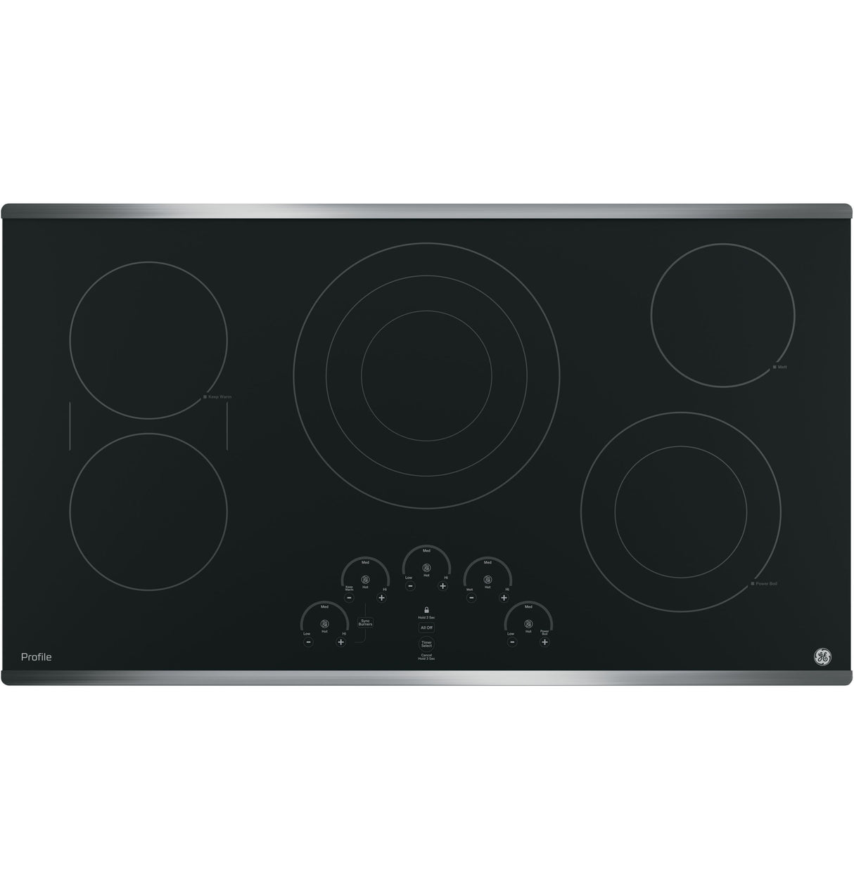 GE Profile(TM) 36" Built-In Touch Control Cooktop - (PP9036SJSS)