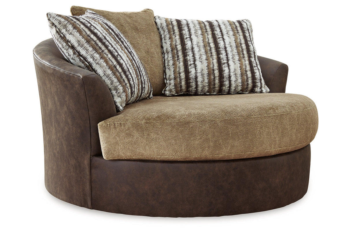 Alesbury Oversized Swivel Accent Chair - (1870421)