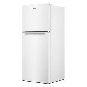 24" Wide Small Space Top-Freezer Refrigerator - 11.6 Cubic Feet - White - Metal