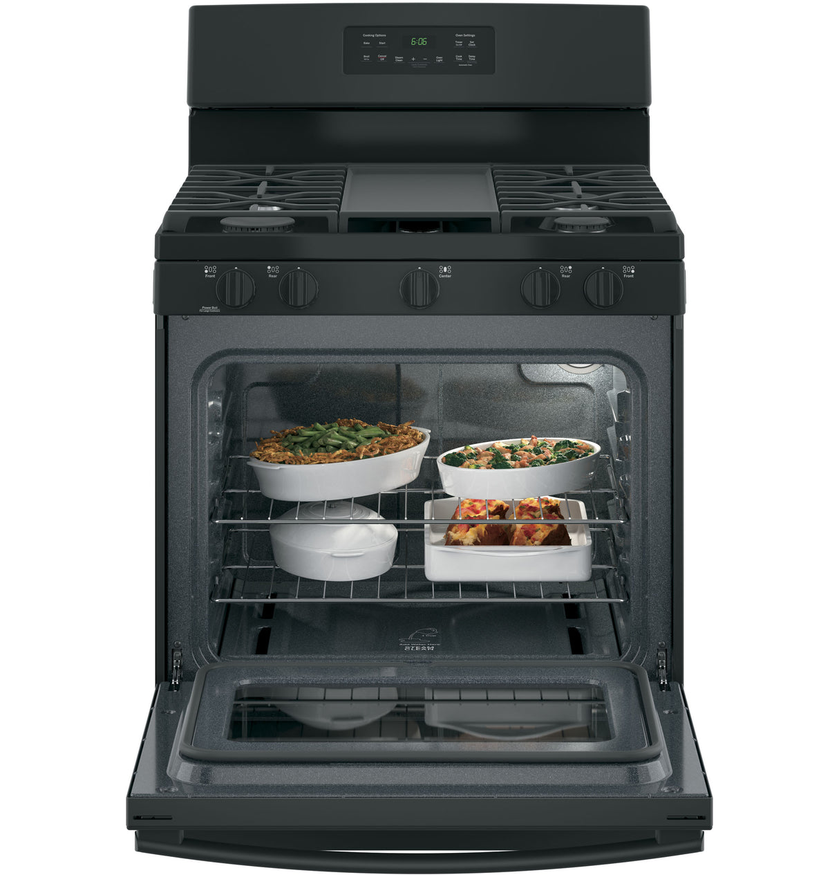 GE(R) 30" Free-Standing Gas Range - (JGBS66DEKBB)