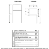 GE(R) 9.8 Cu. Ft. 12 Volt DC Power Top-Freezer Refrigerator - (GPV10FSNSB)