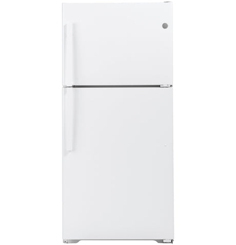 GE(R) ENERGY STAR(R) 19.2 Cu. Ft. Top-Freezer Refrigerator - (GTE19JTNRWW)