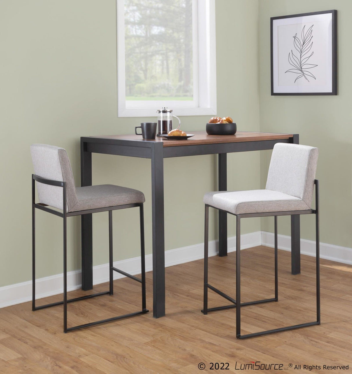 Fuji - High Back Counter Stool Set