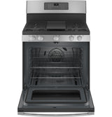 GE(R) 30" Free-Standing Gas Convection Range with No Preheat Air Fry - (JGB735SPSS)