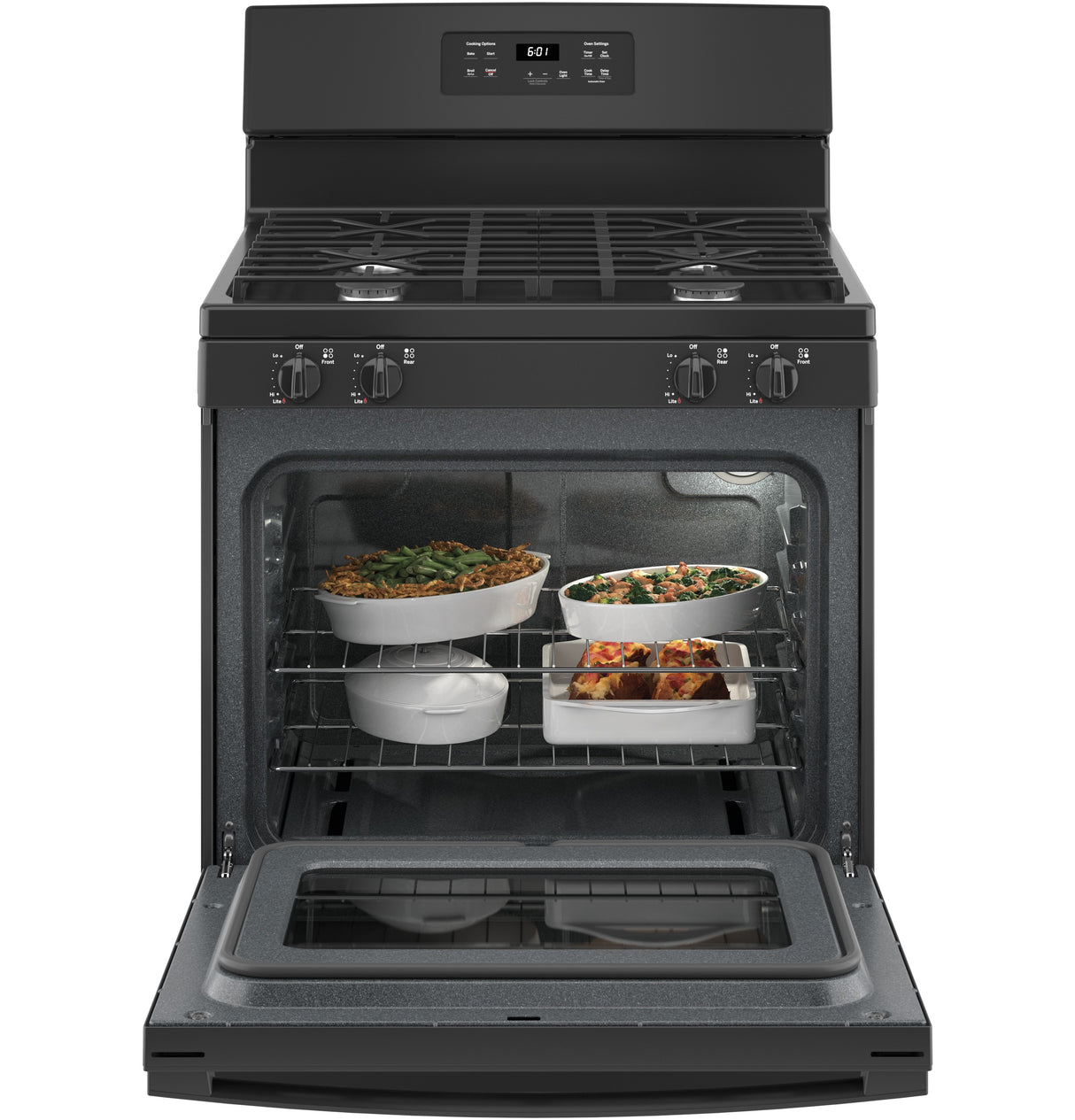 GE(R) 30" Free-Standing Gas Range - (JGBS61DPBB)