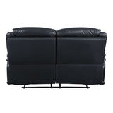 Ralorel - Loveseat - Black Top Grain Leather