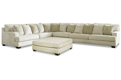 Rawcliffe 4-piece Sectional With Ottoman - (19604U3)