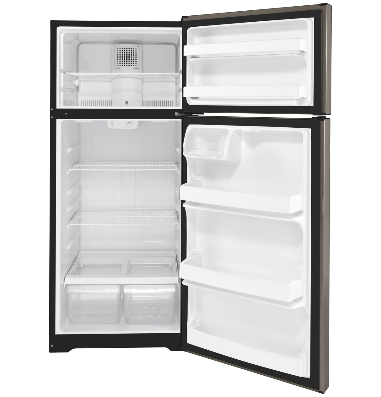 GE(R) ENERGY STAR(R) 17.5 Cu. Ft. Top-Freezer Refrigerator - (GTE18DCNRSA)