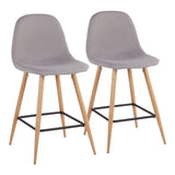 Pebble - Mid Century / Modern Counter Stool (Set of 2)