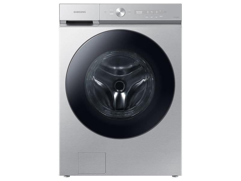 Bespoke 5.3 cu. ft. Ultra Capacity Front Load Washer with Super Speed Wash and AI Smart Dial in Silver Steel - (WF53BB8700ATUS)