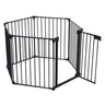 Adjustable Safety Gate Play Yard Metal Doorways Fireplace Fence Christmas Tree Fence Gate For House Stairs Gate Prohibited Area Fence