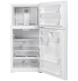 GE(R) ENERGY STAR(R) 19.2 Cu. Ft. Top-Freezer Refrigerator - (GTE19JTNRWW)