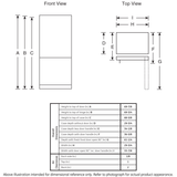 GE(R) ENERGY STAR(R) 21.0 Cu. Ft. Bottom-Freezer Refrigerator - (GDE21EYKFS)