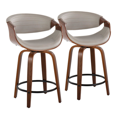 Symphony - 24" Fixed-Height Counter Stool (Set of 2)