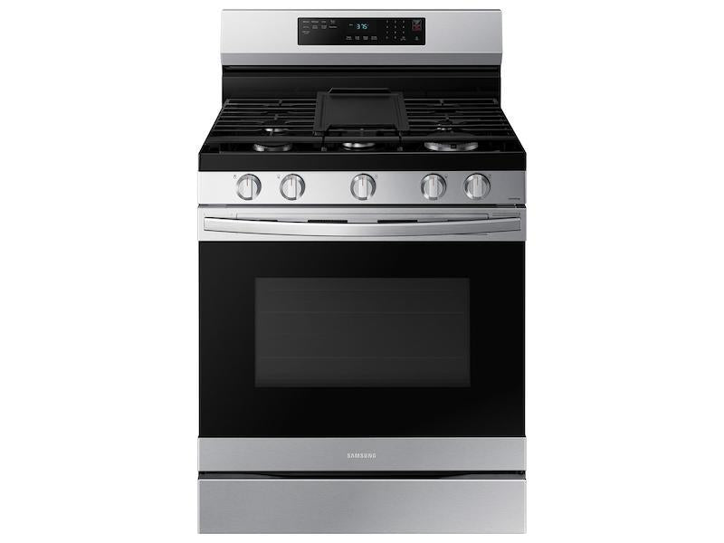 6.0 cu. ft. Smart Freestanding Gas Range with No-Preheat Air Fry & Convection in Stainless Steel - (NX60A6511SS)