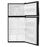 30" Wide Top Freezer Refrigerator - 18 Cubic Feet - Black