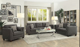 Laurissa - Sofa - Light Charcoal Linen