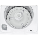 GE(R) 4.5 cu. ft. Capacity Washer with Stainless Steel Basket - (GTW465ASNWW)