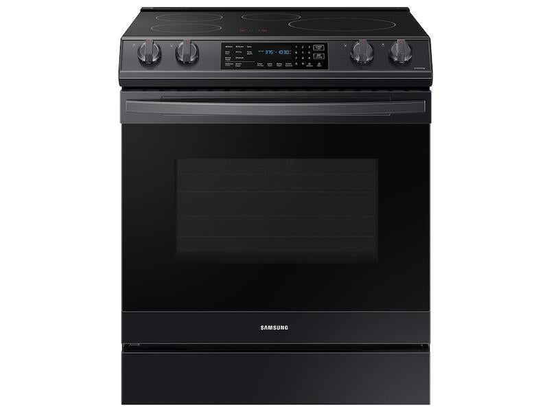 6.3 cu. ft. Smart Rapid Heat Induction Slide-in Range with Air Fry & Convection+ in Black Stainless Steel - (NE63B8611SG)