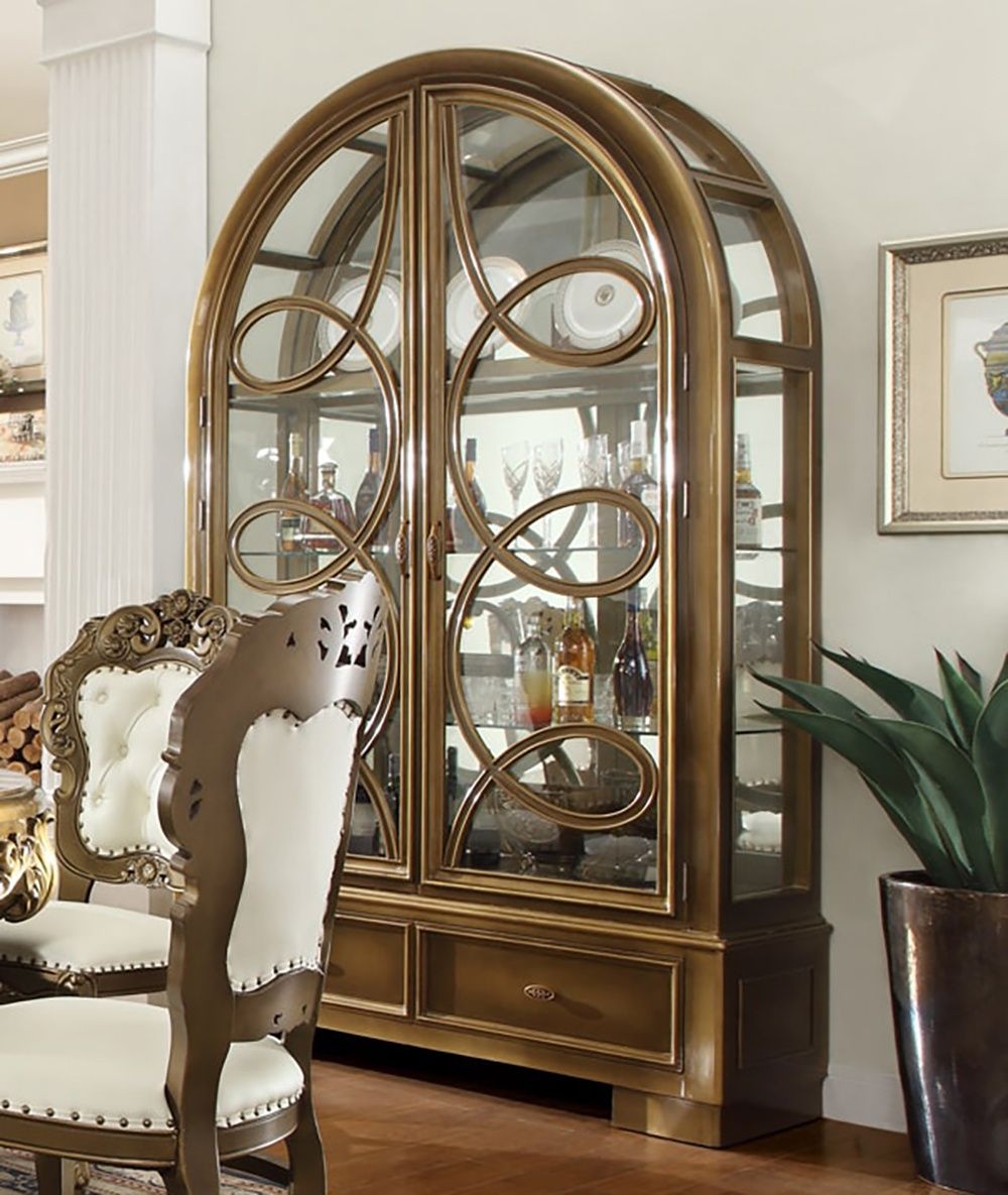 HD-8008 - Curio Cabinet - Bronze