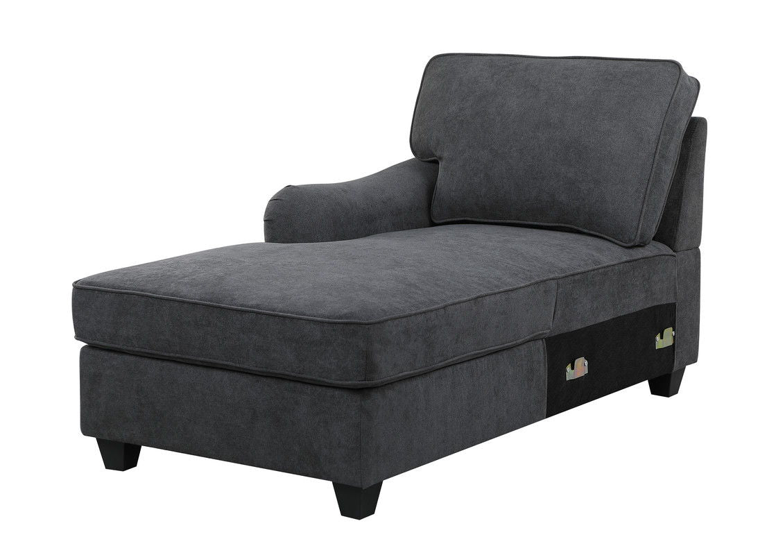 Leo - Sectional 3 Piece Sofa Chaise