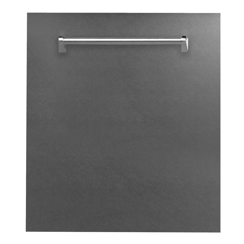 ZLINE 24 in. Top Control Dishwasher with Stainless Steel Tub and Traditional Style Handle, 52dBa (DW-24) [Color: DuraSnow Stainless Steel] - (DWSNH24)