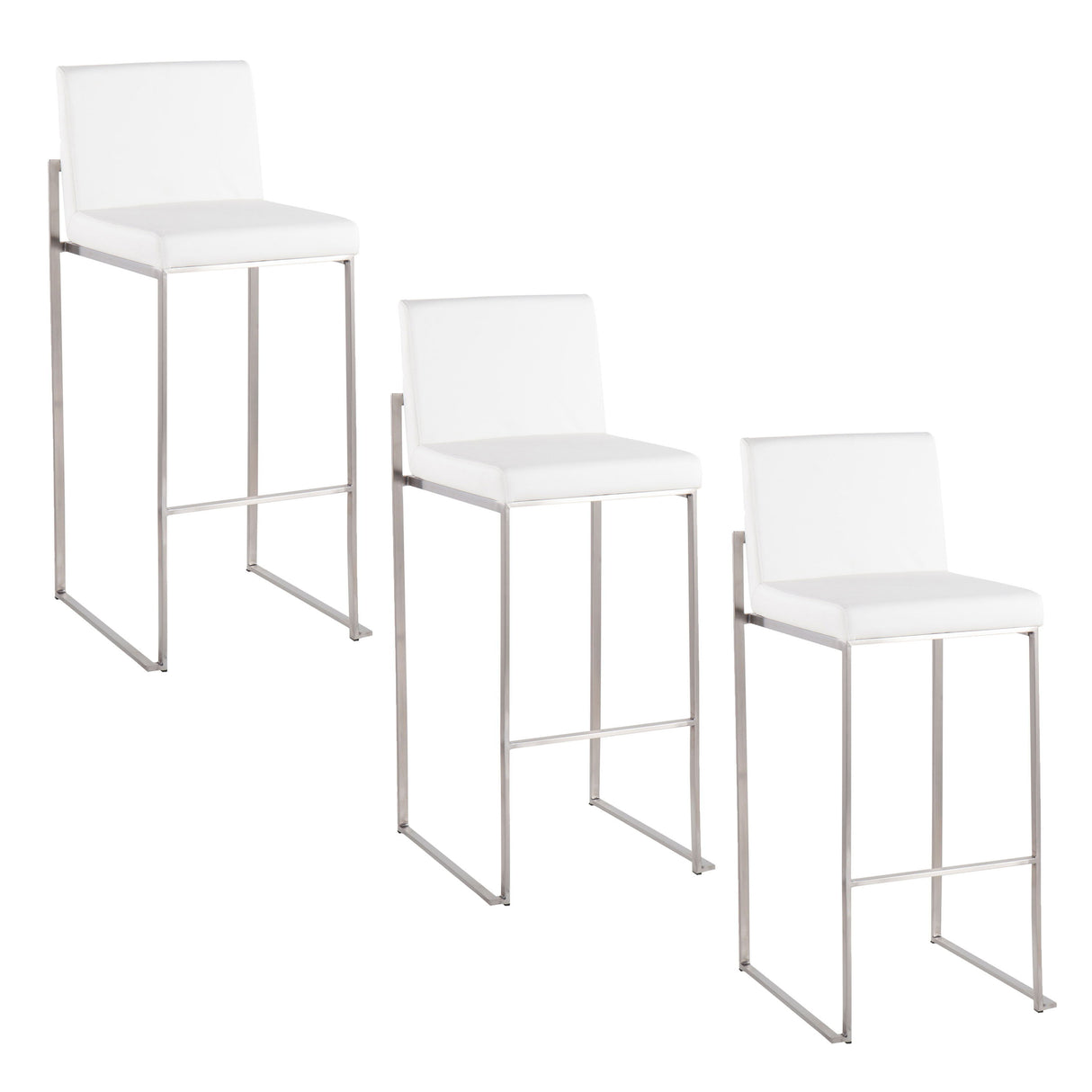 Fuji - Contemporary And Modern Elegance High Back Barstool