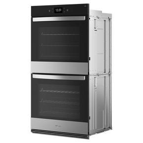 100 Cubic Feet Double Smart Wall Oven With Air Fry - Gray