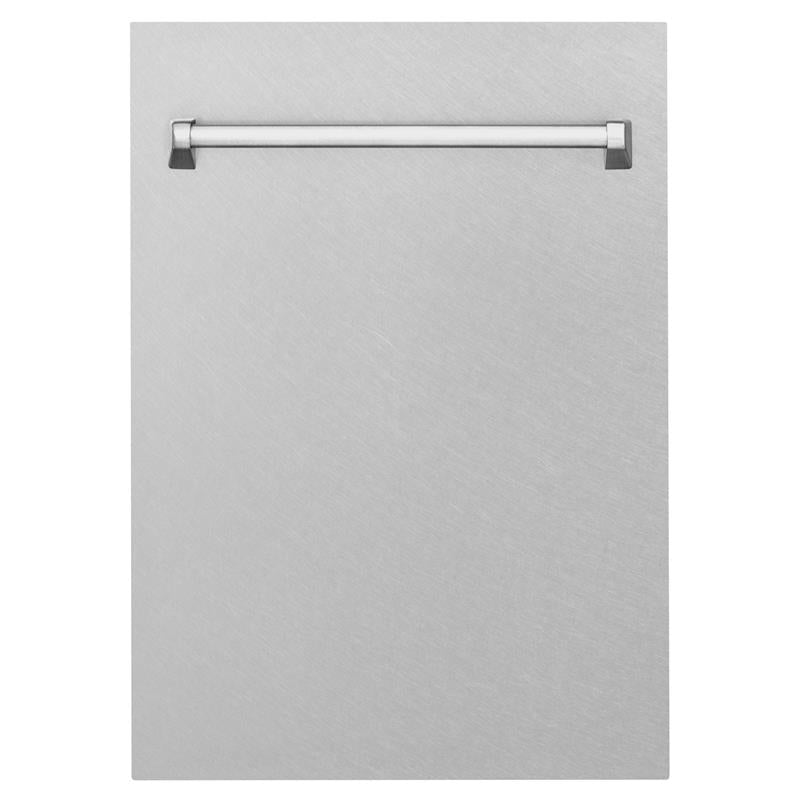 ZLINE 18" Tallac Series 3rd Rack Top Control Dishwasher with Traditional Handle, 51dBa [Color: DuraSnow Stainless Steel] - (DWVSN18)