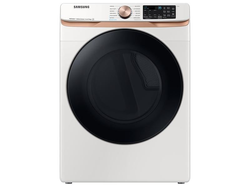 7.5 cu. ft. Smart Electric Dryer with Steam Sanitize+ and Sensor Dry in Ivory - (DVE50BG8300EA3)