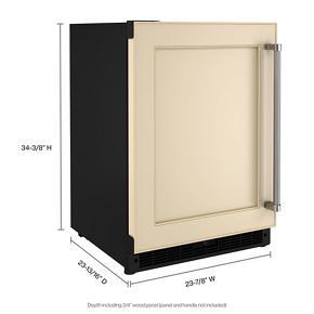 24" Panel-Ready Undercounter Refrigerator - Beige