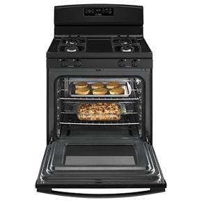 30" Gas Range With Bake Assist Temps - Black