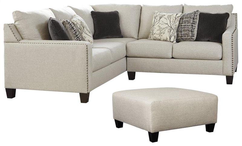2-piece Sectional With Ottoman - (PKG001290)