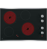 GE(R) 30" Built-In Knob Control Electric Cooktop - (JP3030SJSS)