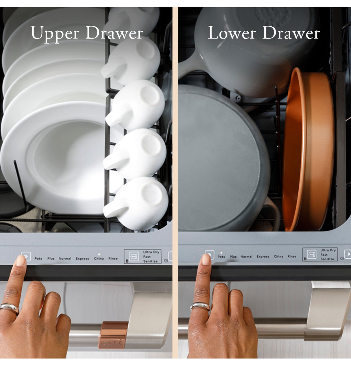 Caf(eback)(TM) Dishwasher Double Drawer - (CDD420P2TS1)