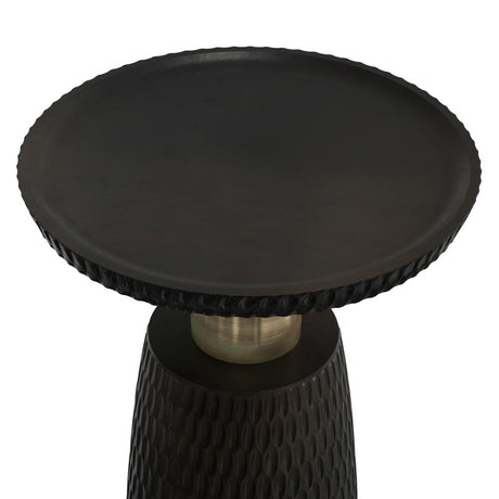 Breanna - Side Table - Black / Gold