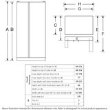 GE(R) 21.9 Cu. Ft. Counter-Depth Side-By-Side Refrigerator - (GZS22DSJSS)