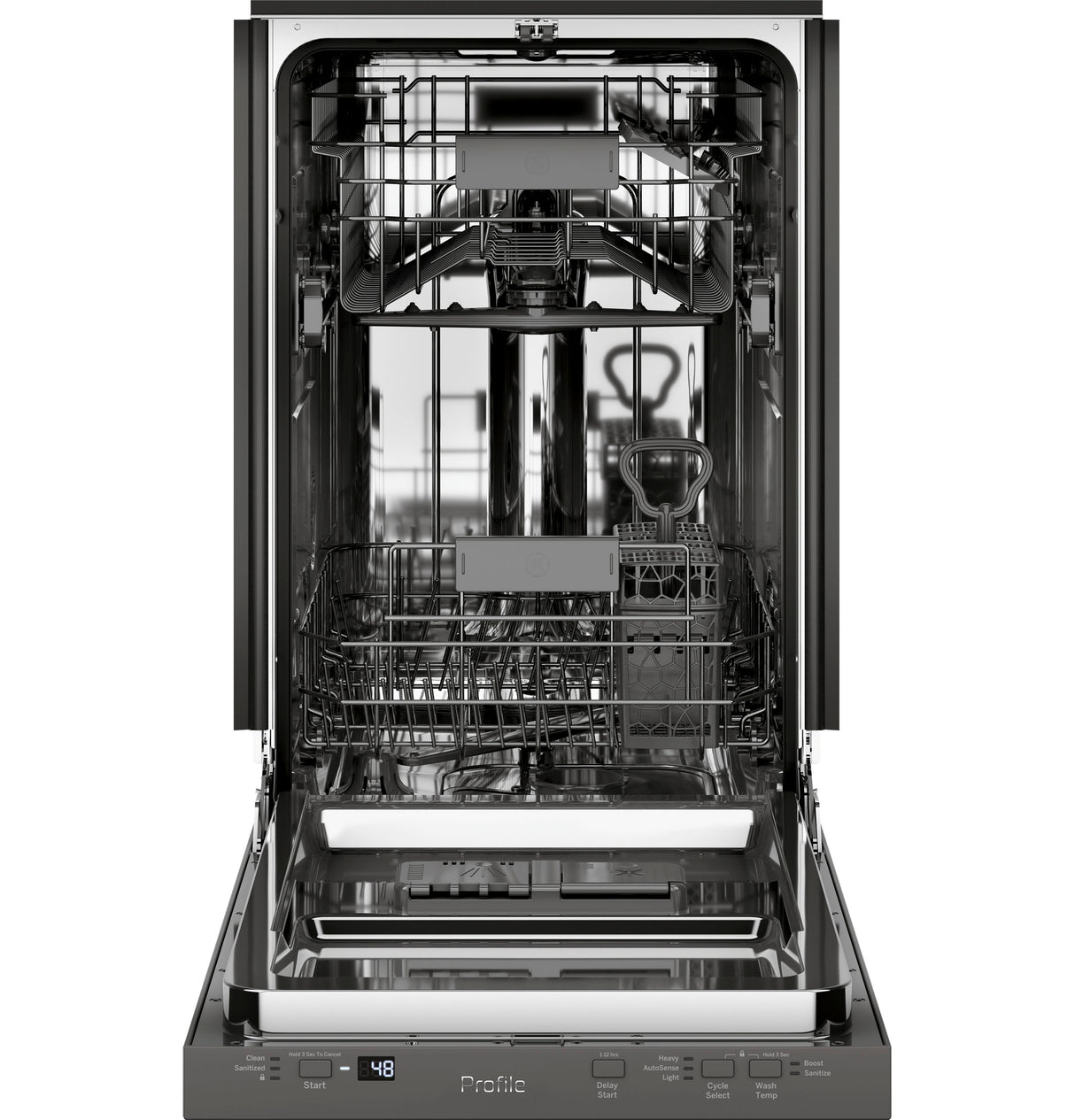GE Profile(TM) ENERGY STAR(R) 18" ADA Compliant Stainless Steel Interior Dishwasher with Sanitize Cycle - (PDT145SSLSS)