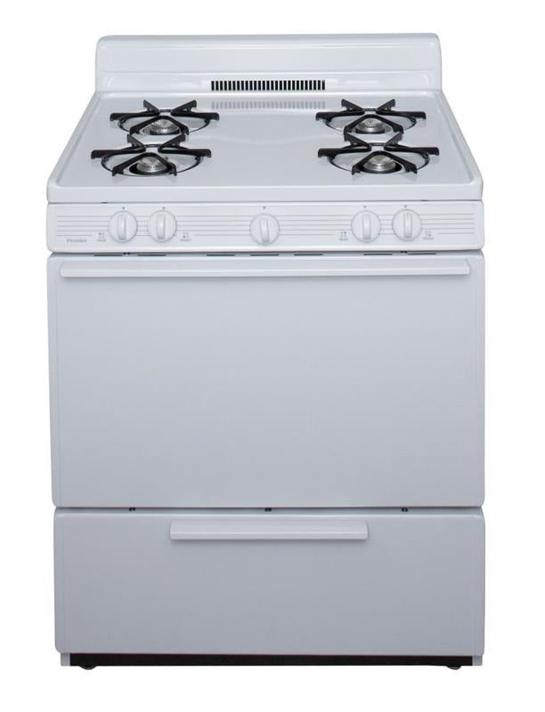 30 in. Freestanding Gas Range in White - (SFK100OP)