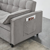 Two-Seat Casual Sofa With Pull Out Bed, Living Room Furniture